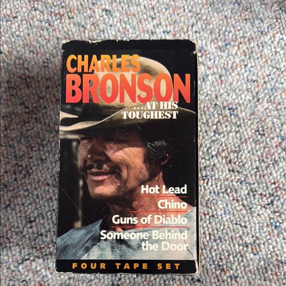 Charles Bronson Movie Collection VHS Set